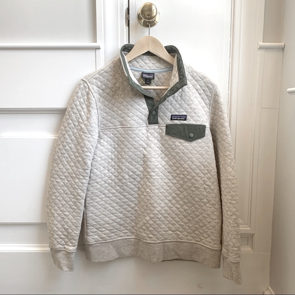 Patagonia Organic Cotton Snap Pullover Sweatshirt